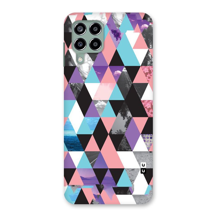 Abstract Splash Triangles Back Case for Galaxy M33