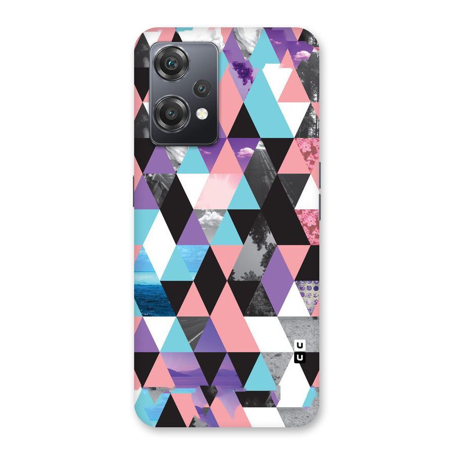 Abstract Splash Triangles Back Case for OnePlus Nord CE 2 Lite 5G