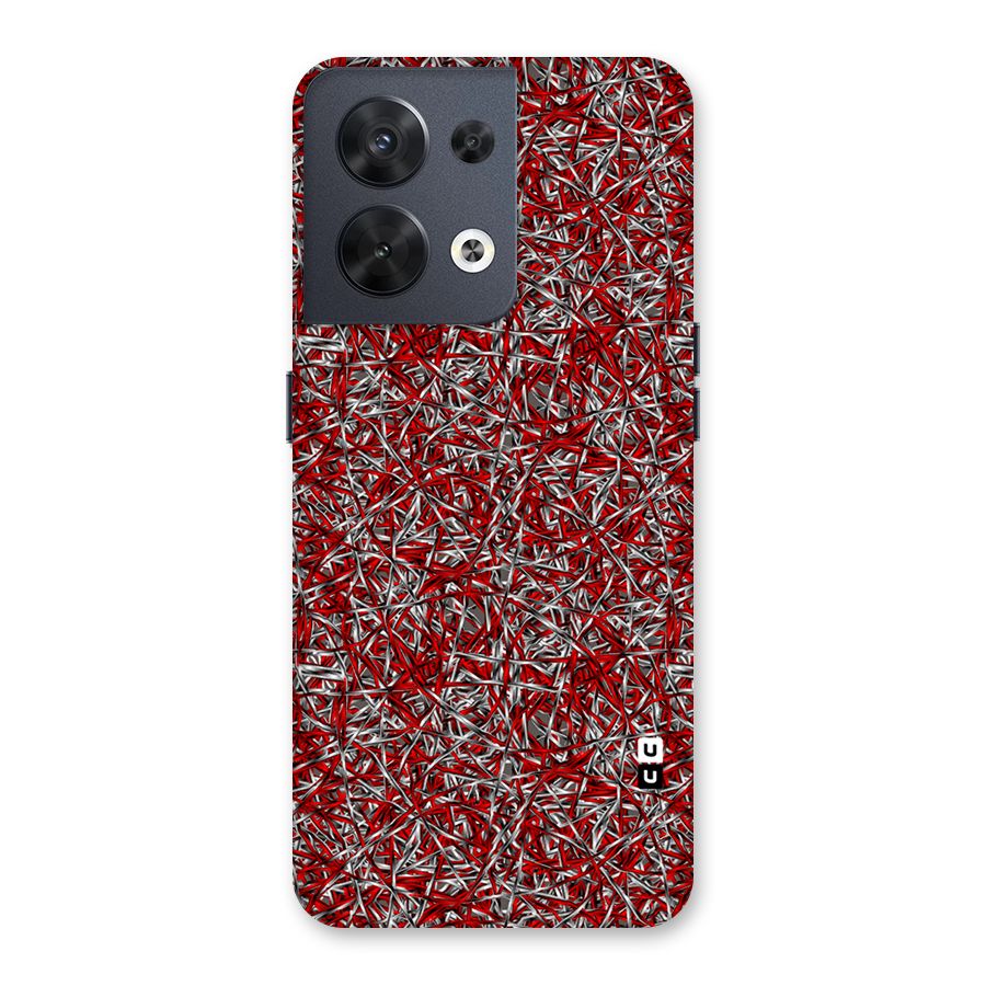 Abstract Threads Back Case for Oppo Reno8 5G
