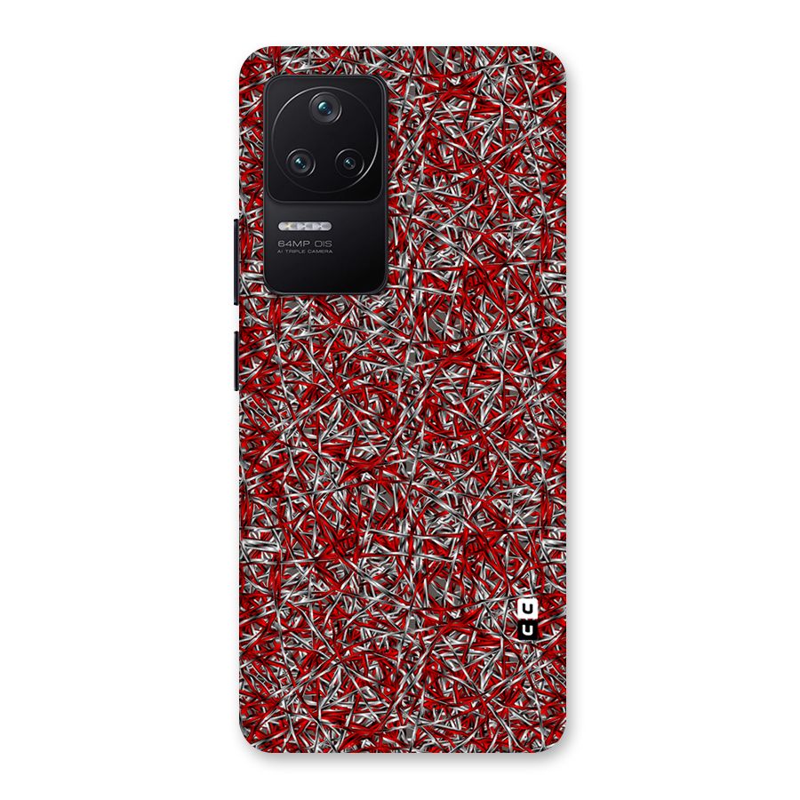 Abstract Threads Back Case for Poco F4 5G