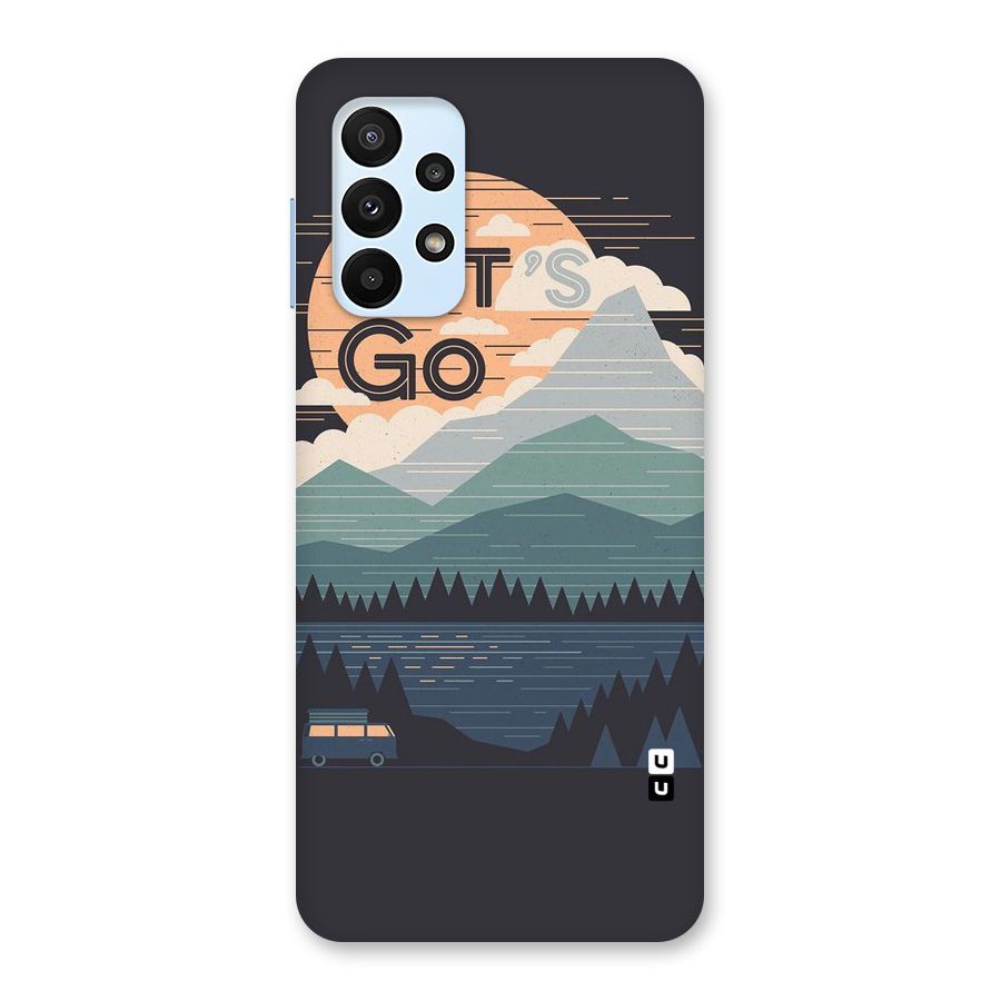 Abstract Travel Back Case for Galaxy A23