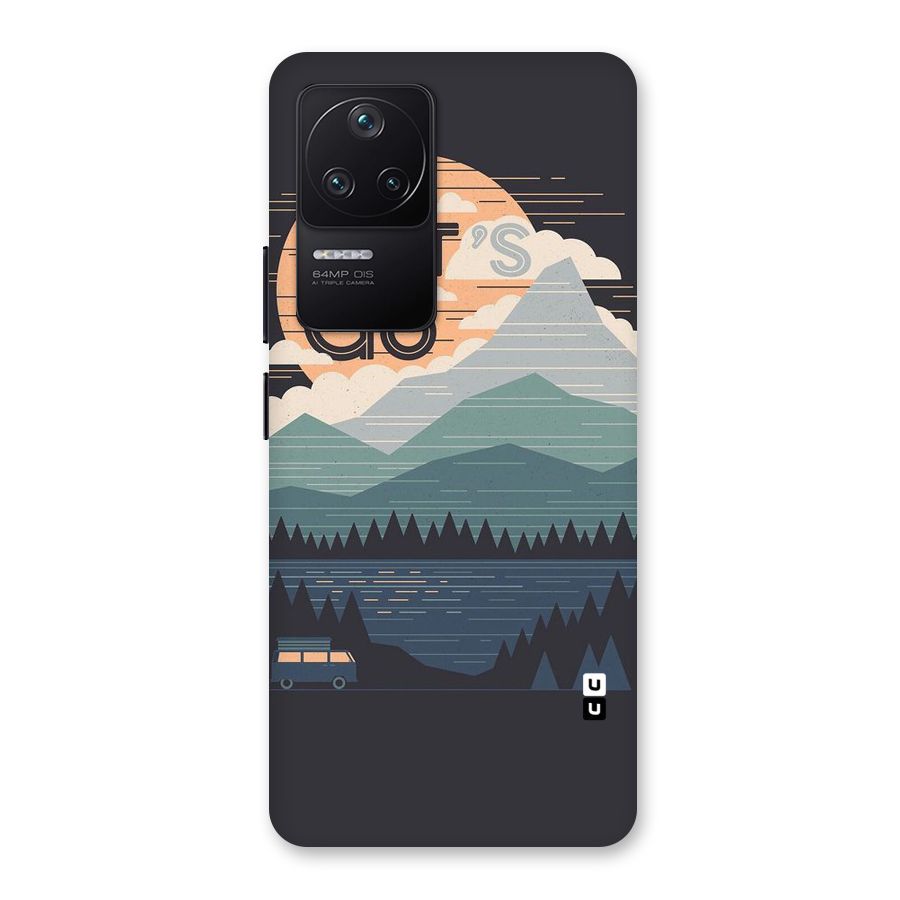 Abstract Travel Back Case for Poco F4 5G