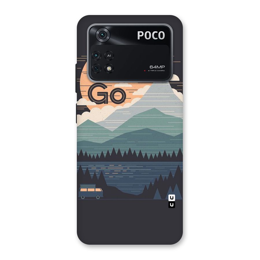 Abstract Travel Back Case for Poco M4 Pro 4G