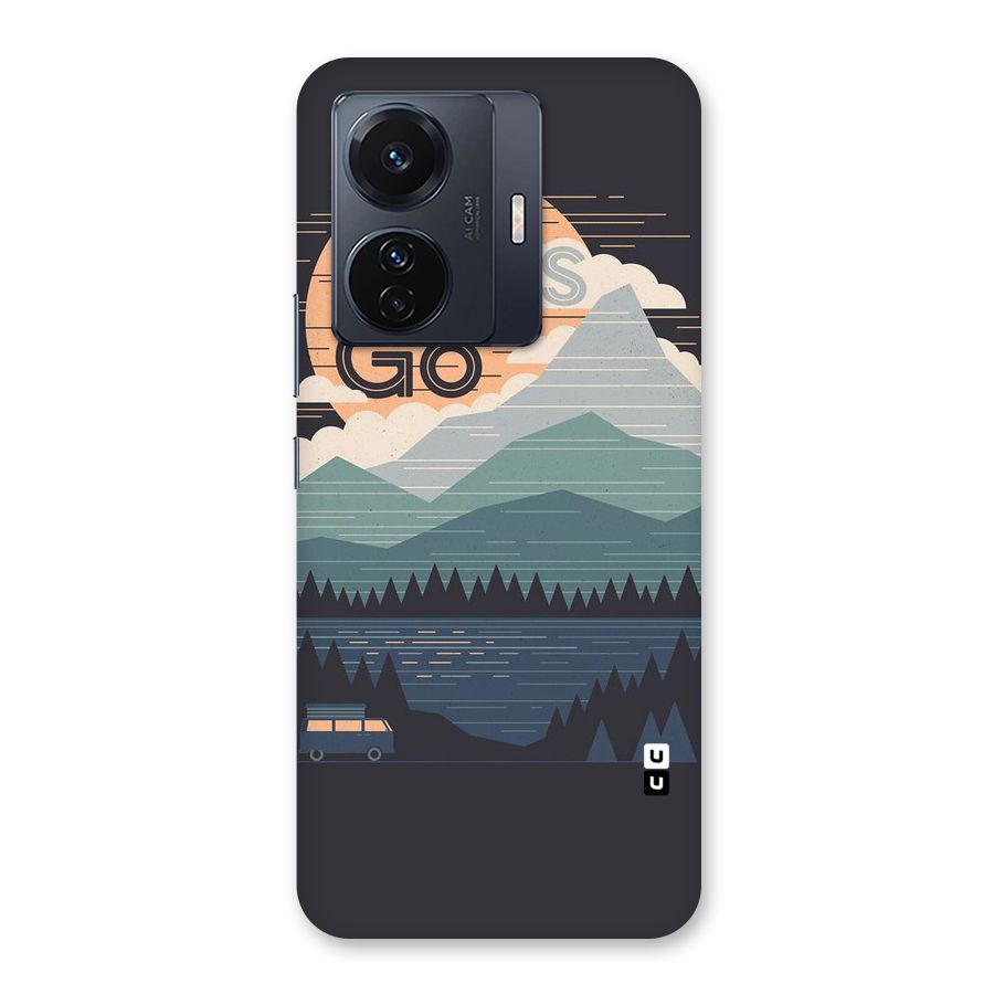 Abstract Travel Back Case for Vivo T1 Pro