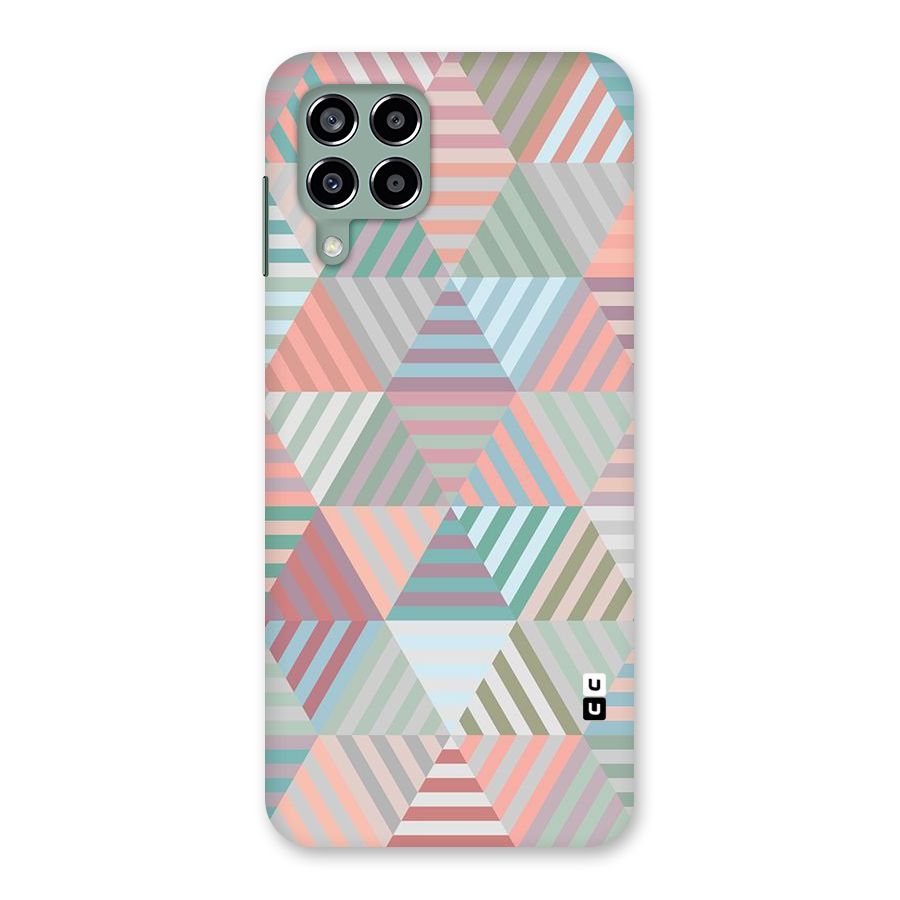 Abstract Triangle Lines Back Case for Galaxy M33