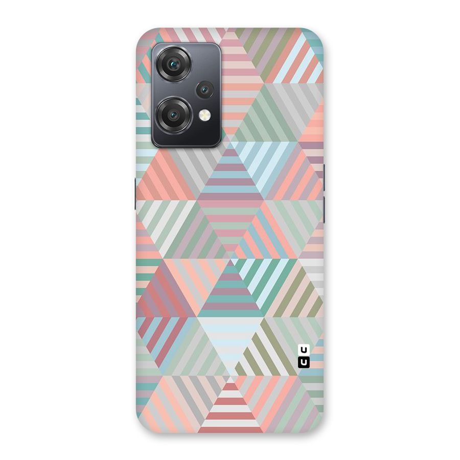 Abstract Triangle Lines Back Case for OnePlus Nord CE 2 Lite 5G