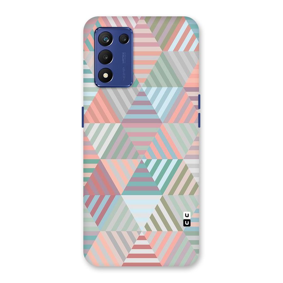 Abstract Triangle Lines Back Case for Realme 9 5G Speed