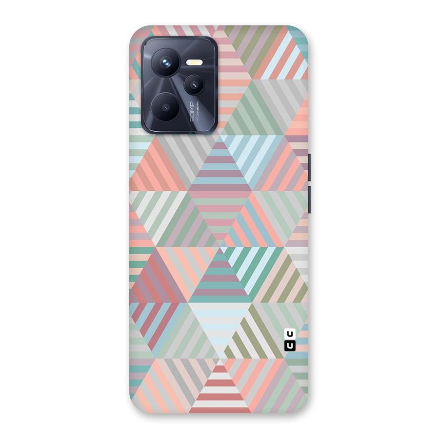 Abstract Triangle Lines Back Case for Realme C35