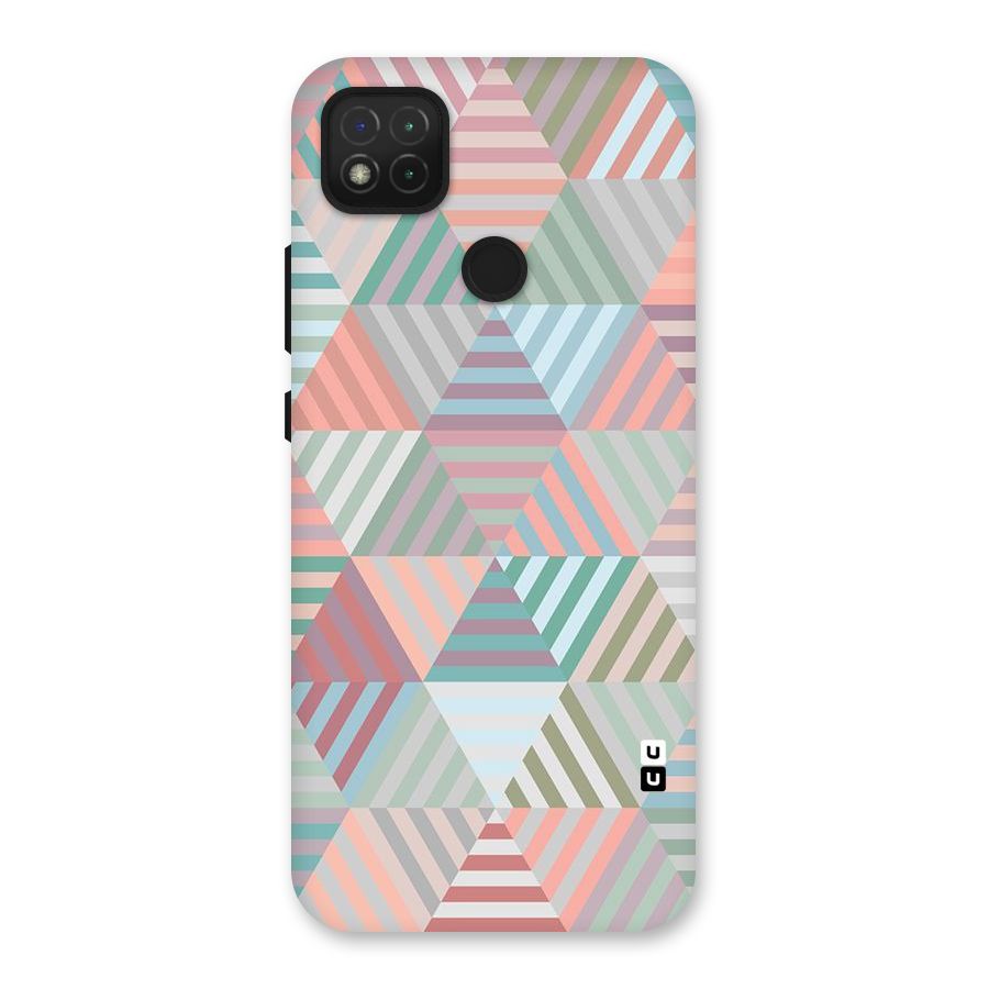 Abstract Triangle Lines Back Case for Redmi 9 Activ