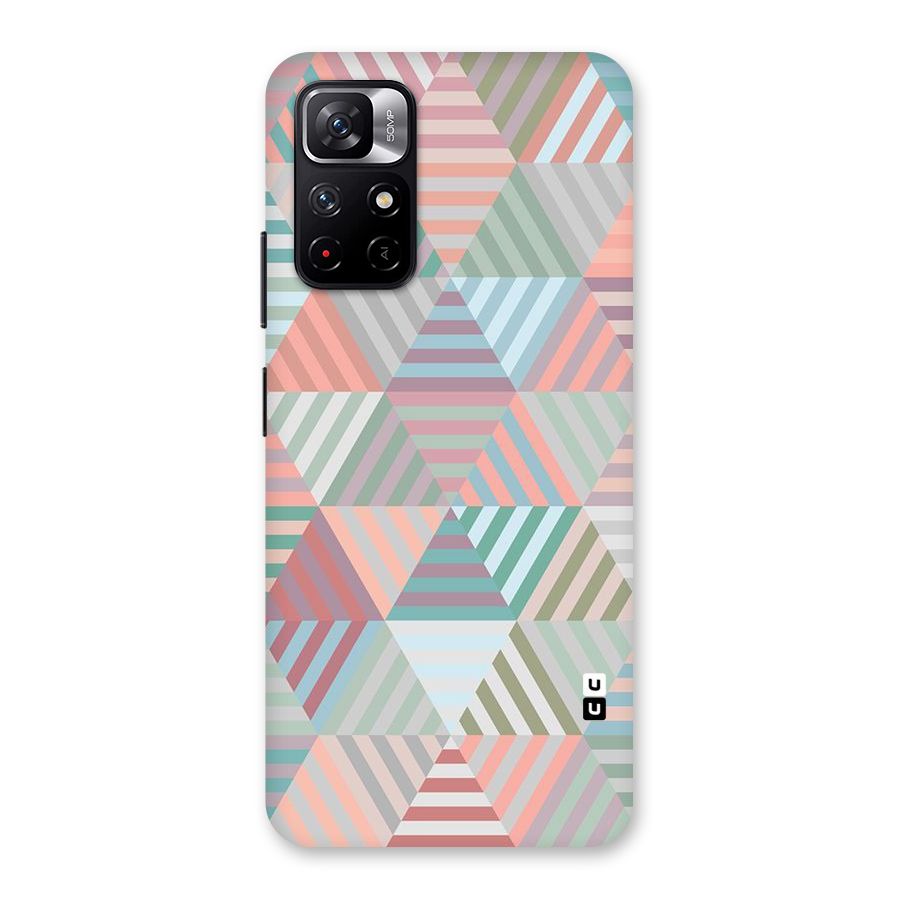 Abstract Triangle Lines Back Case for Redmi Note 11T 5G