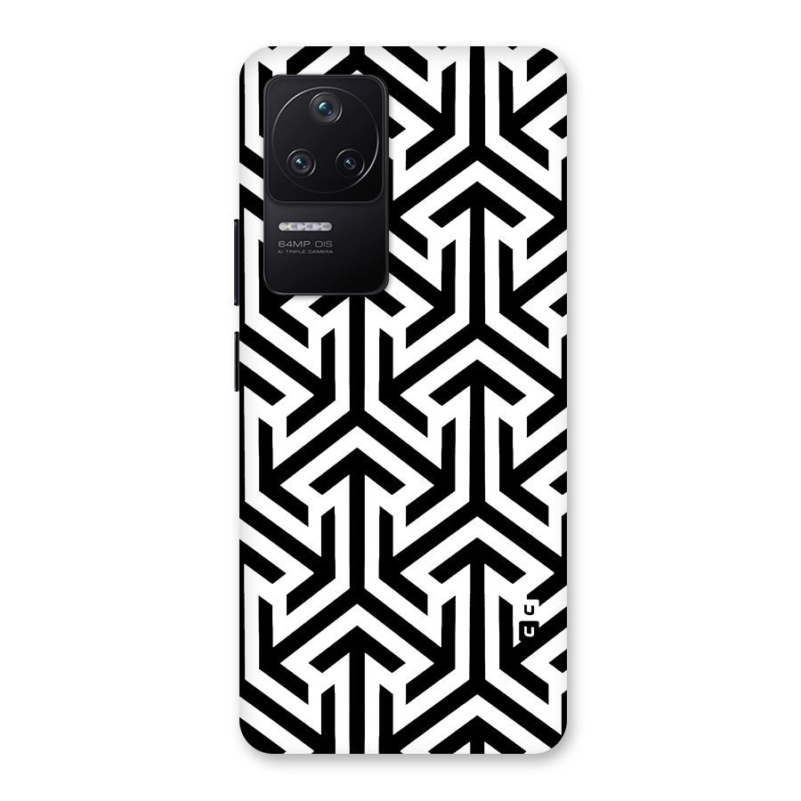 Abstract Triple Arrows Back Case for Poco F4 5G