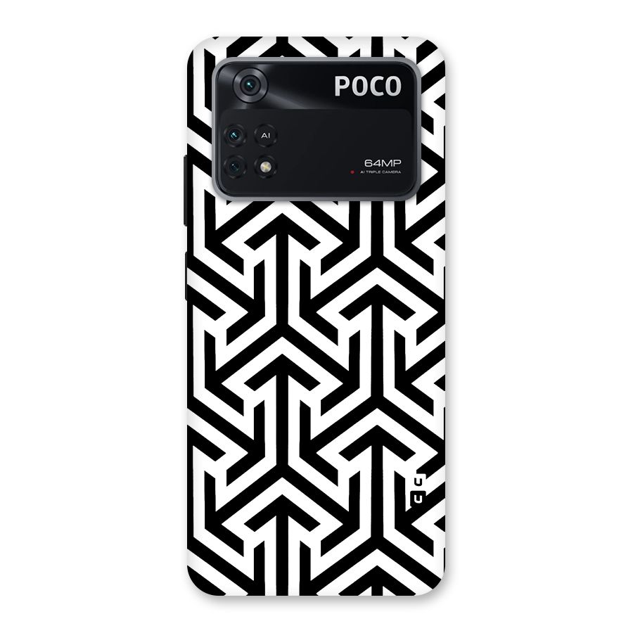 Abstract Triple Arrows Back Case for Poco M4 Pro 4G