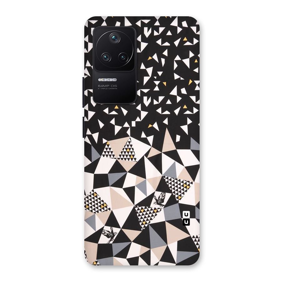 Abstract Varied Triangles Back Case for Poco F4 5G