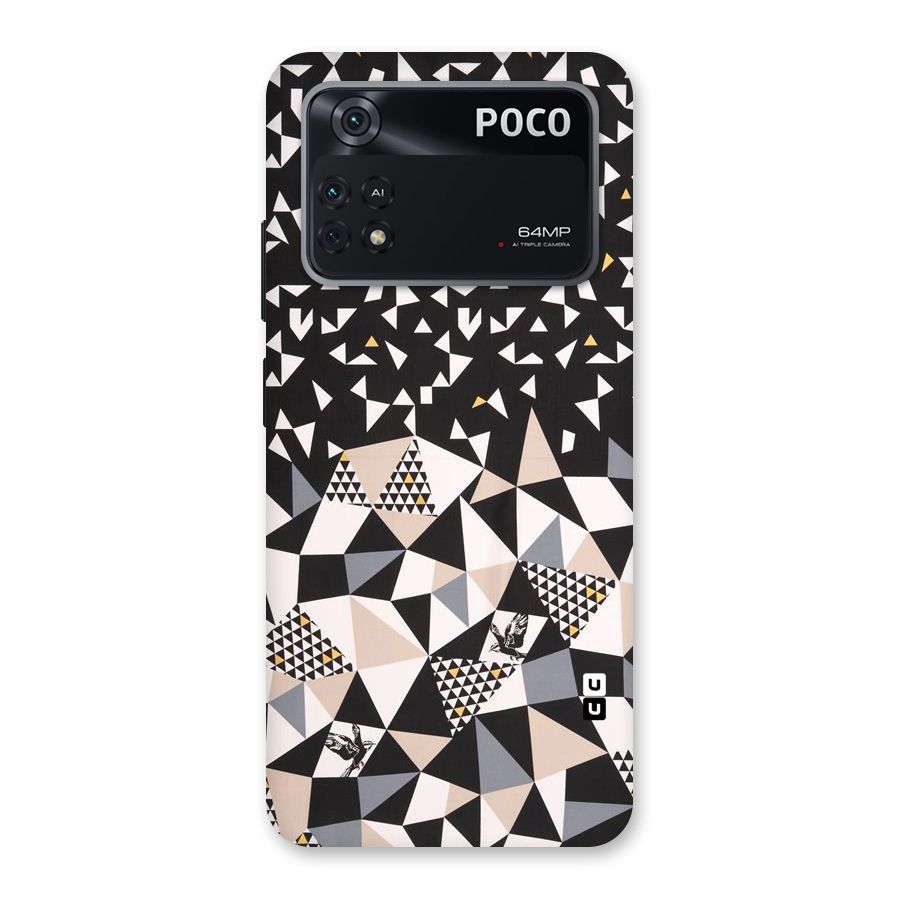 Abstract Varied Triangles Back Case for Poco M4 Pro 4G