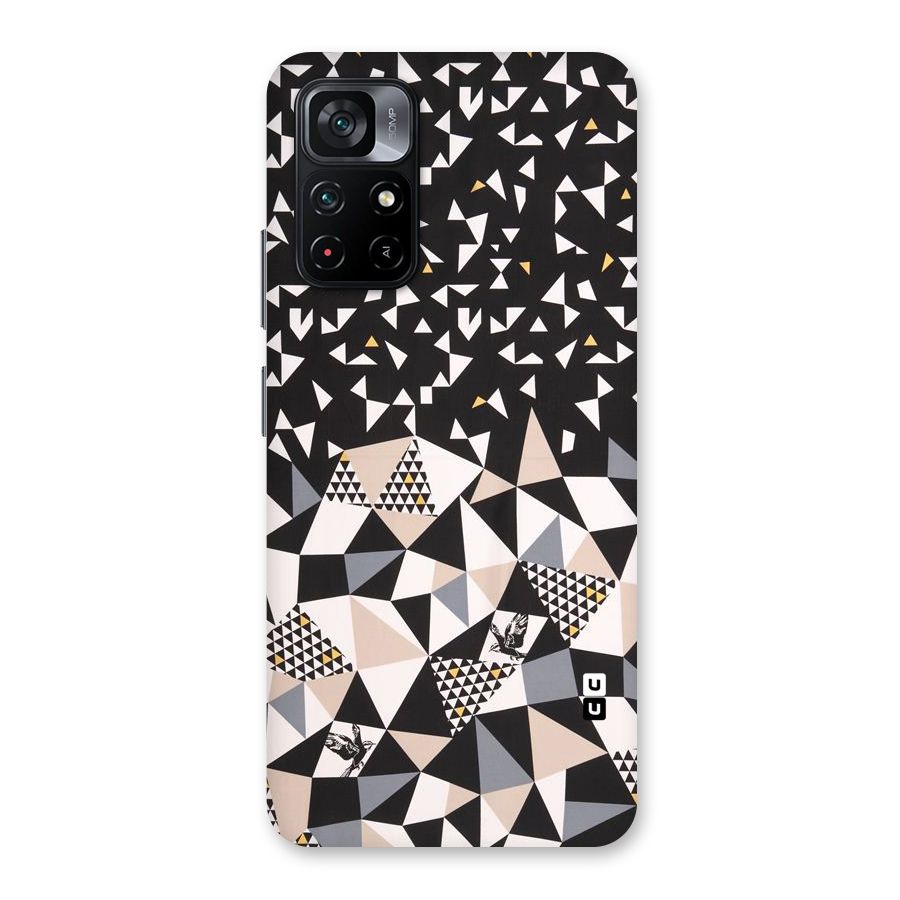 Abstract Varied Triangles Back Case for Poco M4 Pro 5G