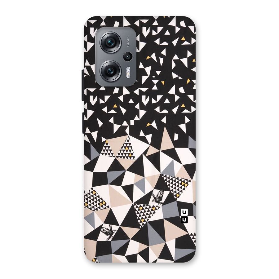 Abstract Varied Triangles Back Case for Redmi K50i