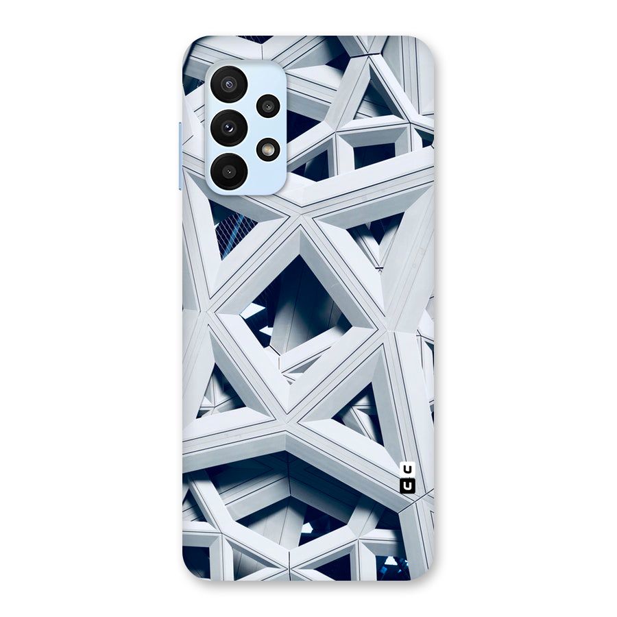 Abstract White Lines Back Case for Galaxy A23