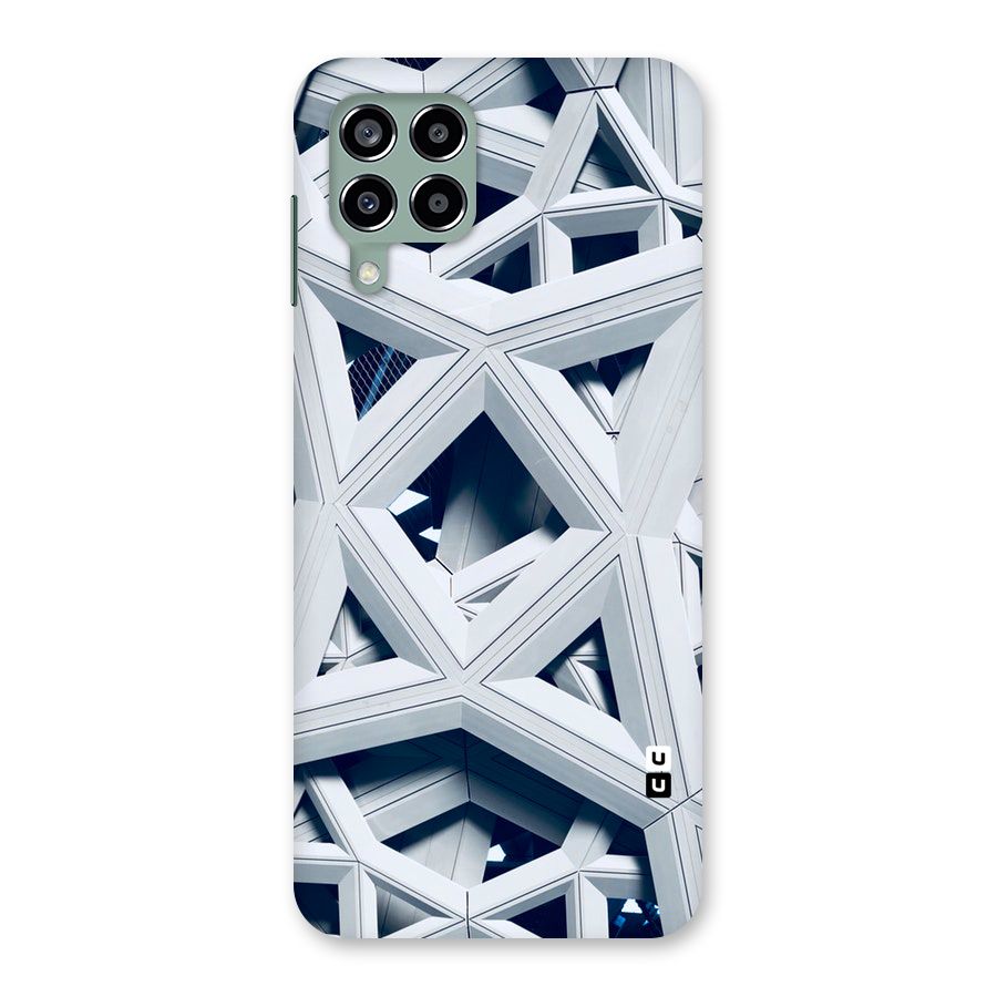Abstract White Lines Back Case for Galaxy M33