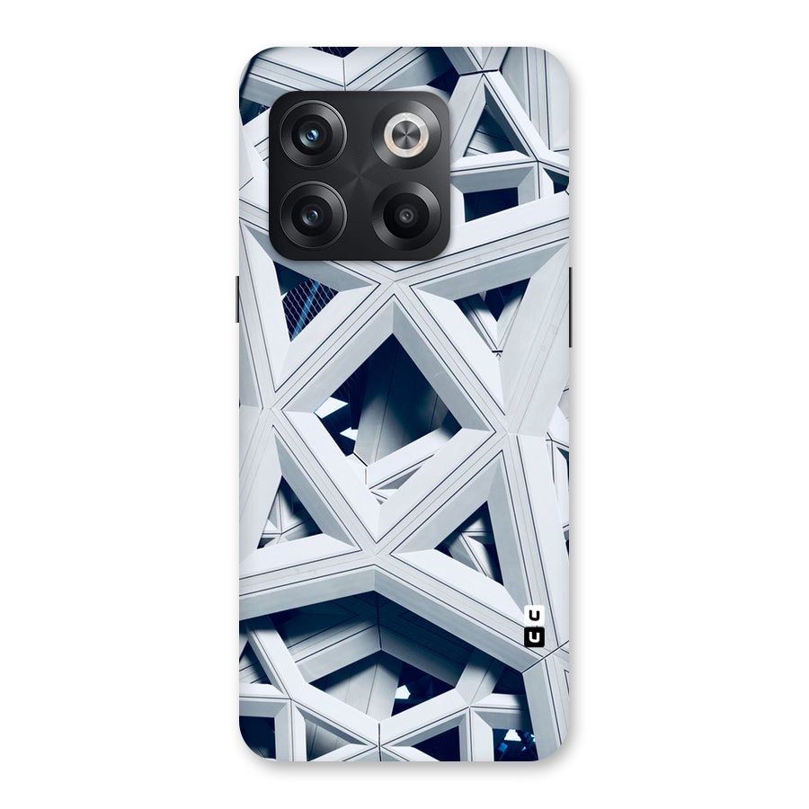Abstract White Lines Back Case for OnePlus 10T