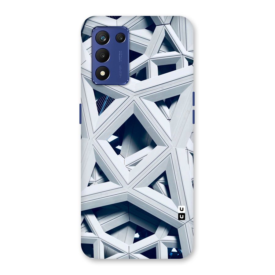 Abstract White Lines Back Case for Realme 9 5G Speed
