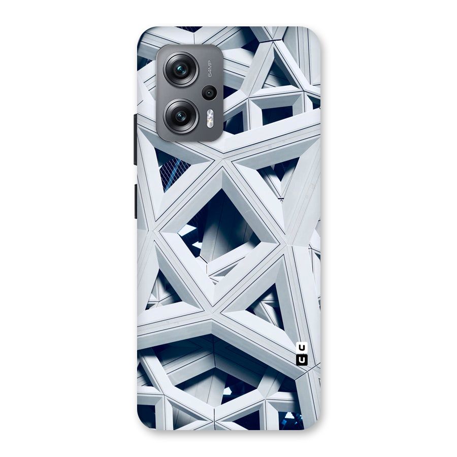 Abstract White Lines Back Case for Redmi K50i