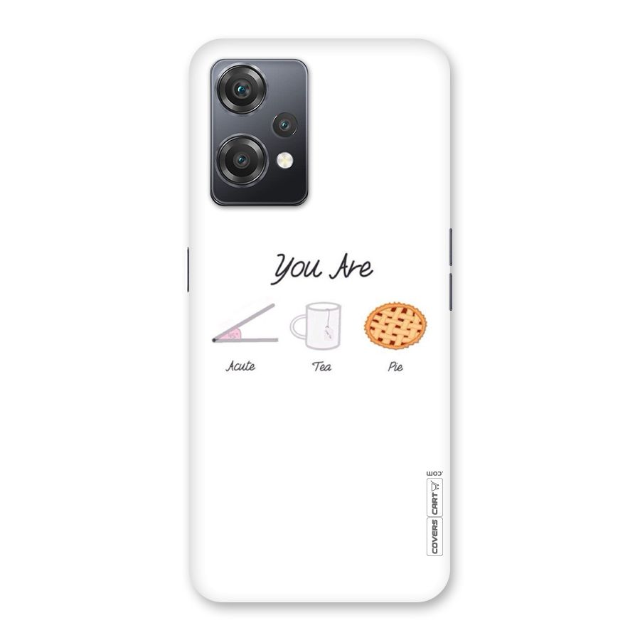 Acute Tea Pie Back Case for OnePlus Nord CE 2 Lite 5G