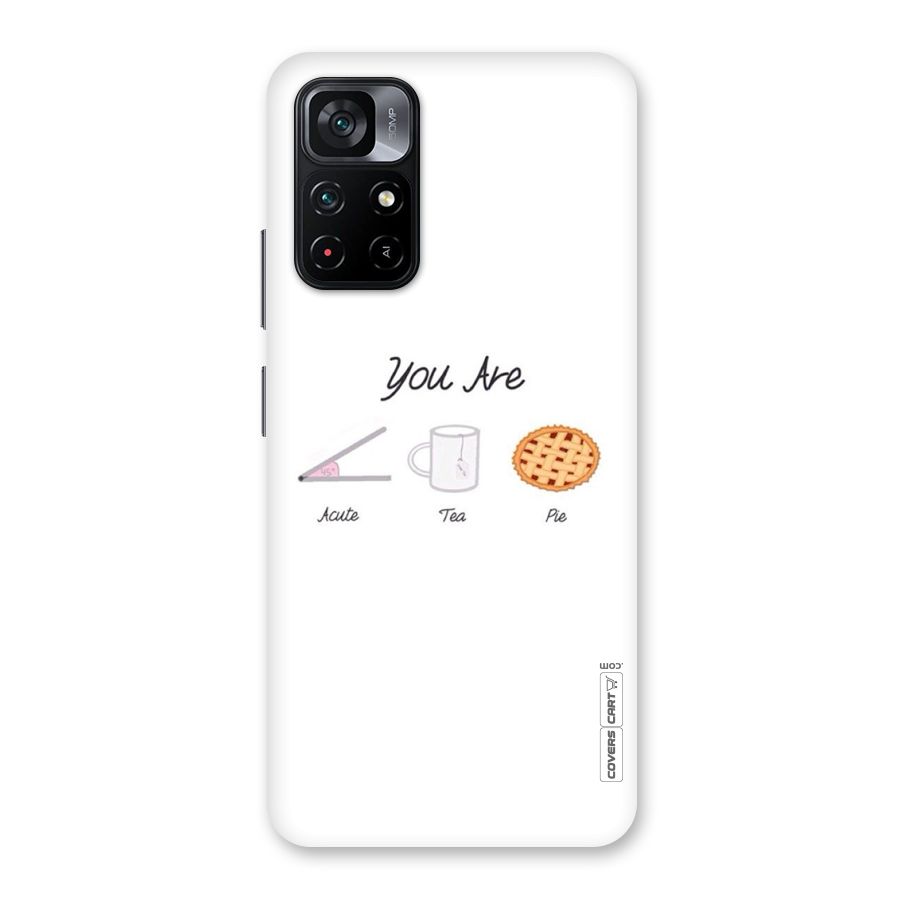 Acute Tea Pie Back Case for Poco M4 Pro 5G