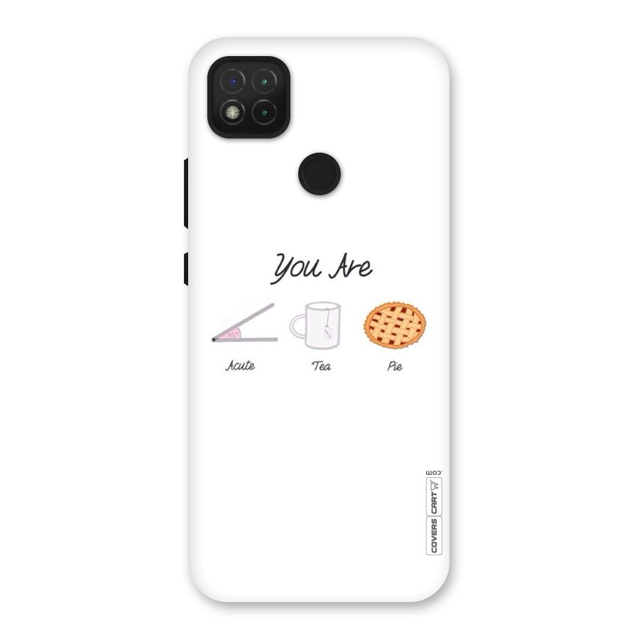 Acute Tea Pie Back Case for Redmi 9 Activ