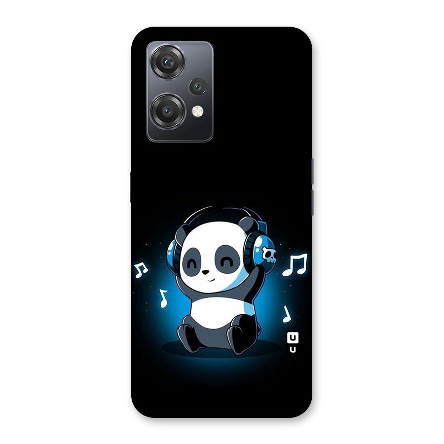Adorable Panda Enjoying Music Back Case for OnePlus Nord CE 2 Lite 5G