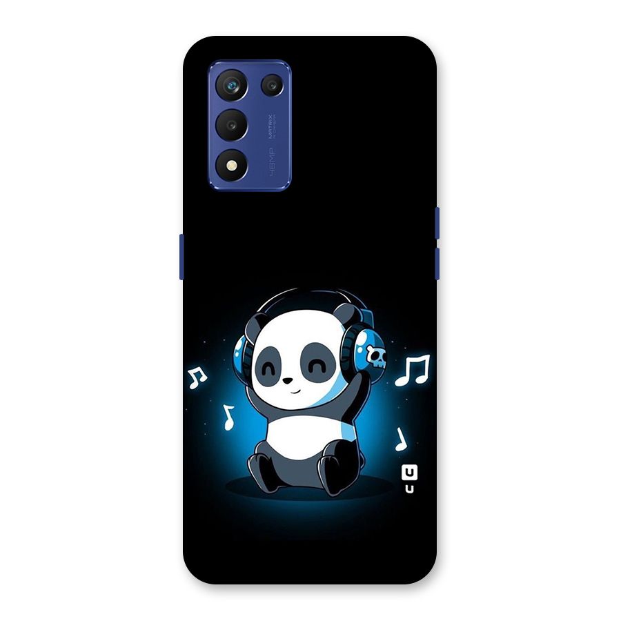 Adorable Panda Enjoying Music Back Case for Realme 9 5G Speed