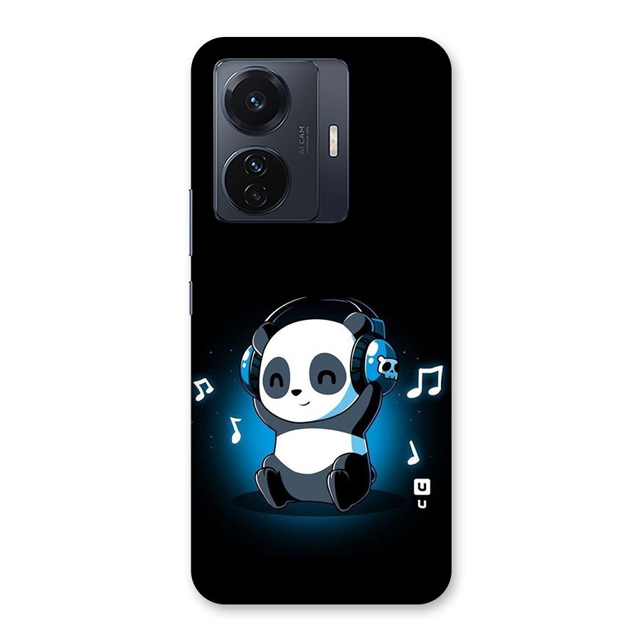 Adorable Panda Enjoying Music Back Case for Vivo T1 Pro
