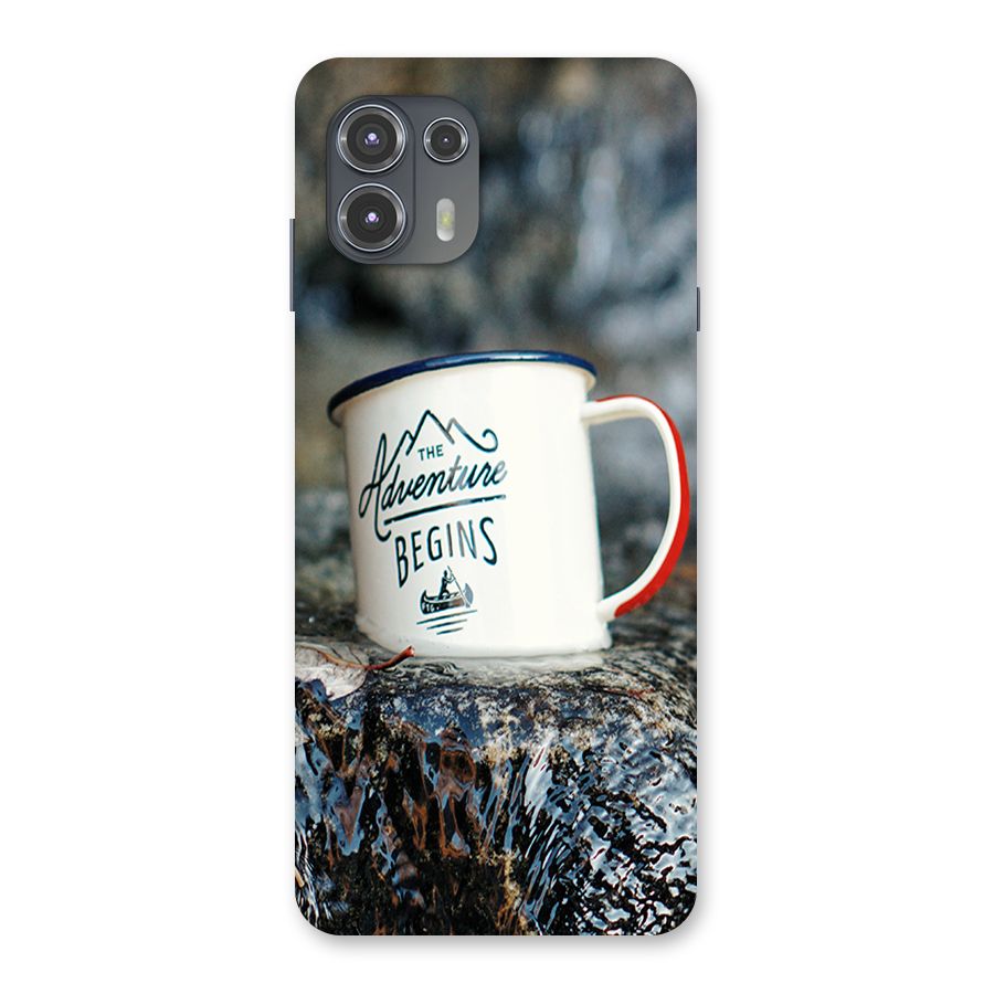 Adventure Begins Back Case for Motorola Edge 20 Fusion