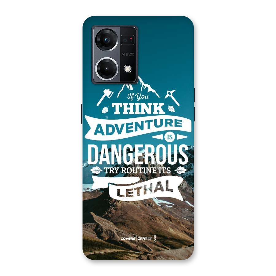 Adventure Dangerous Lethal Glass Back Case for Oppo F21 Pro 5G