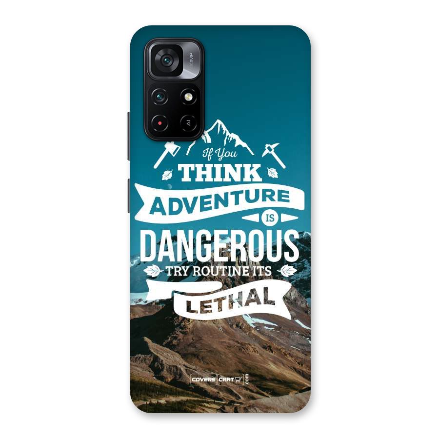 Adventure Dangerous Lethal Back Case for Poco M4 Pro 5G