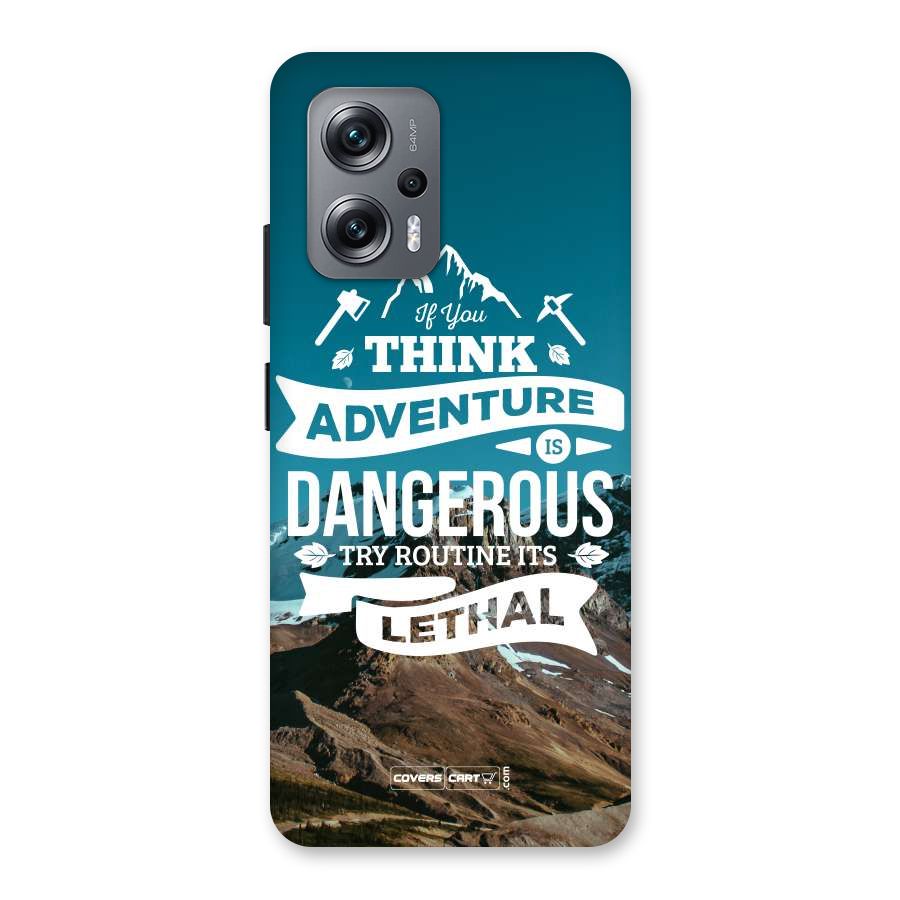 Adventure Dangerous Lethal Back Case for Redmi K50i