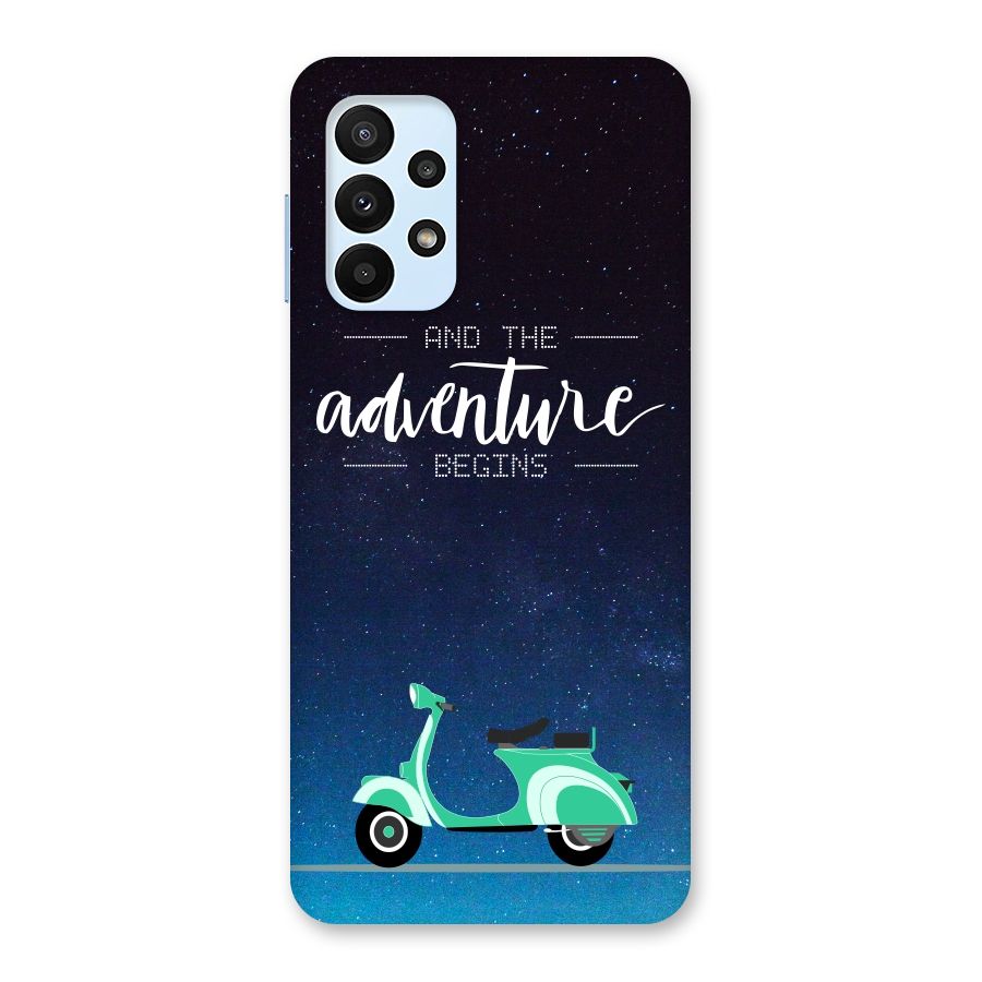 Adventure Scooter Back Case for Galaxy A23