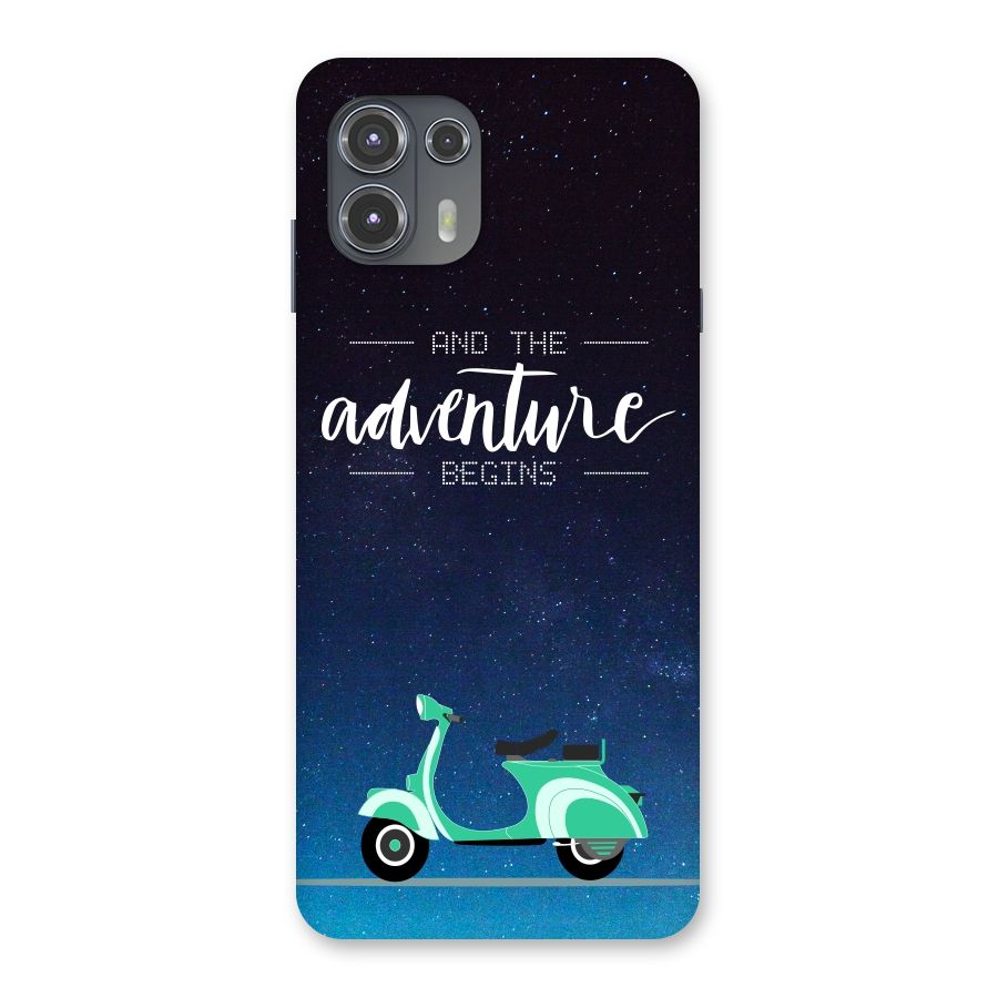 Adventure Scooter Back Case for Motorola Edge 20 Fusion