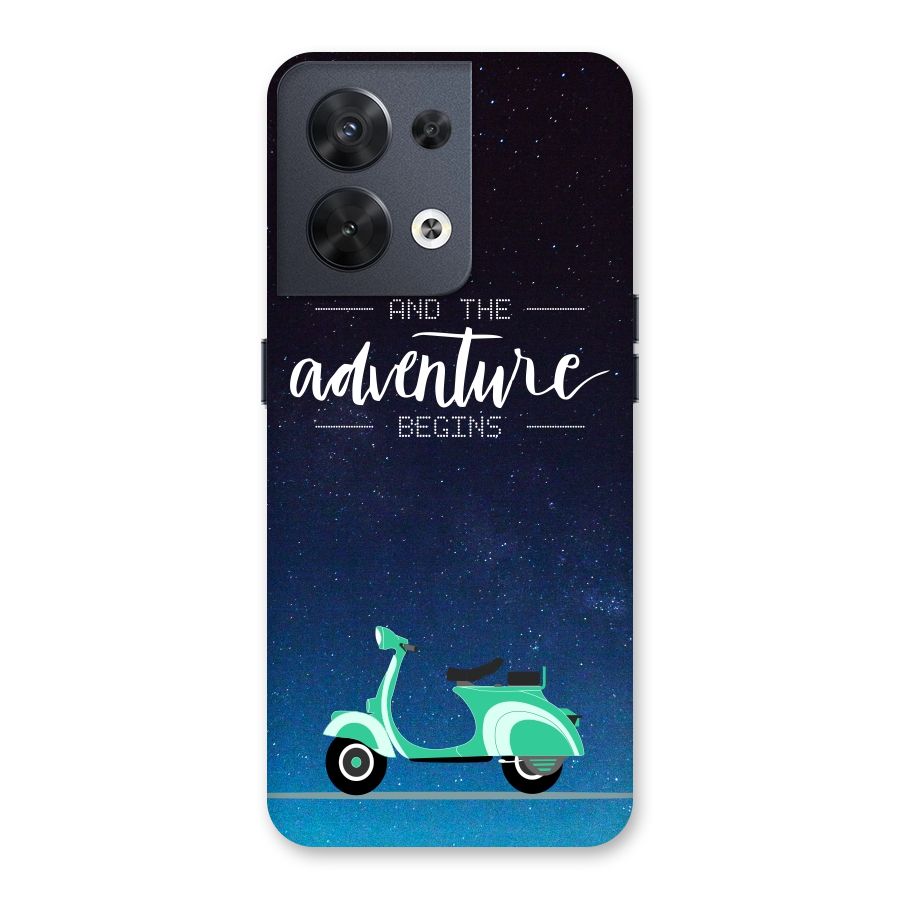 Adventure Scooter Back Case for Oppo Reno8 5G