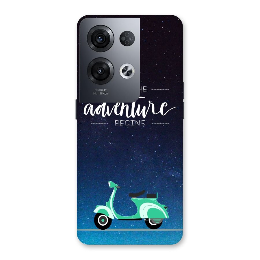 Adventure Scooter Back Case for Oppo Reno8 Pro 5G