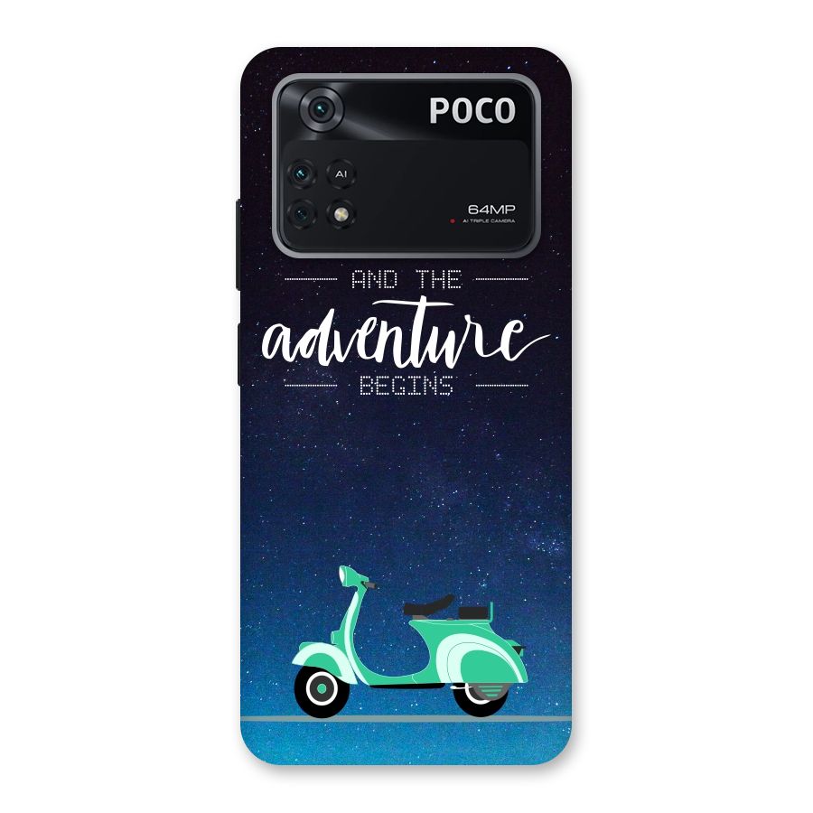 Adventure Scooter Back Case for Poco M4 Pro 4G