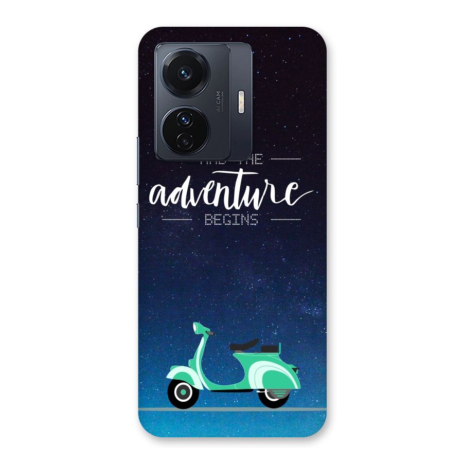 Adventure Scooter Back Case for Vivo T1 Pro