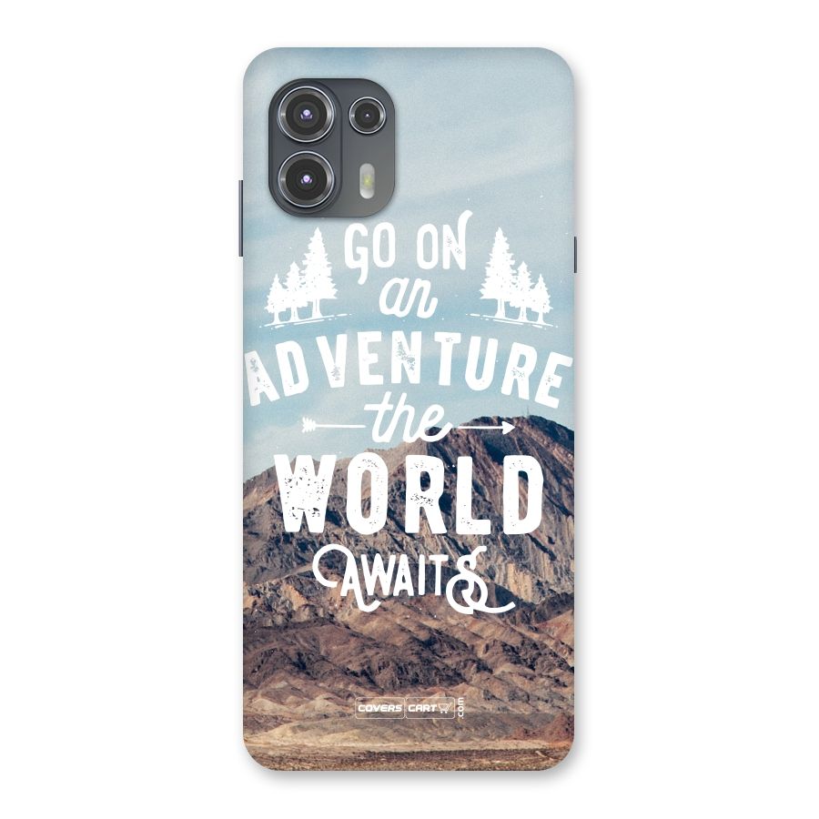 Adventure World Back Case for Motorola Edge 20 Fusion