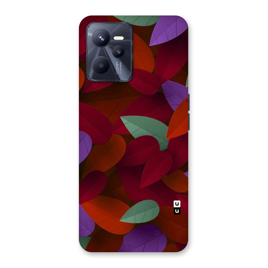 Aesthetic Colorful Leaves Back Case for Realme C35