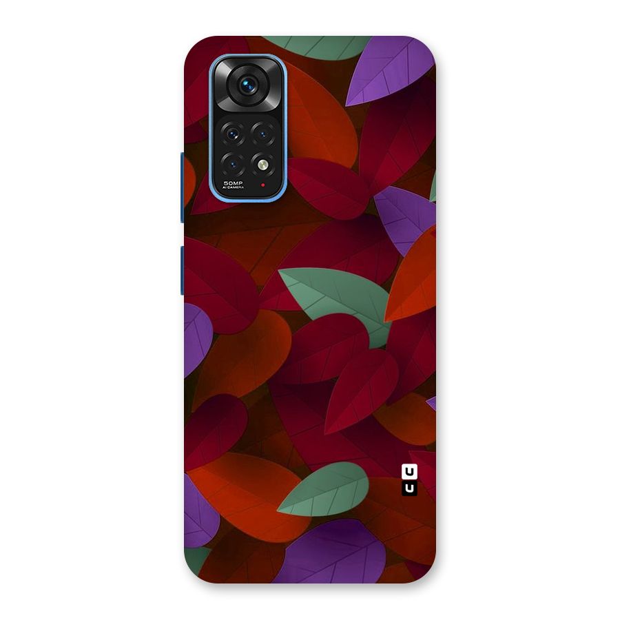 Aesthetic Colorful Leaves Back Case for Redmi Note 11S