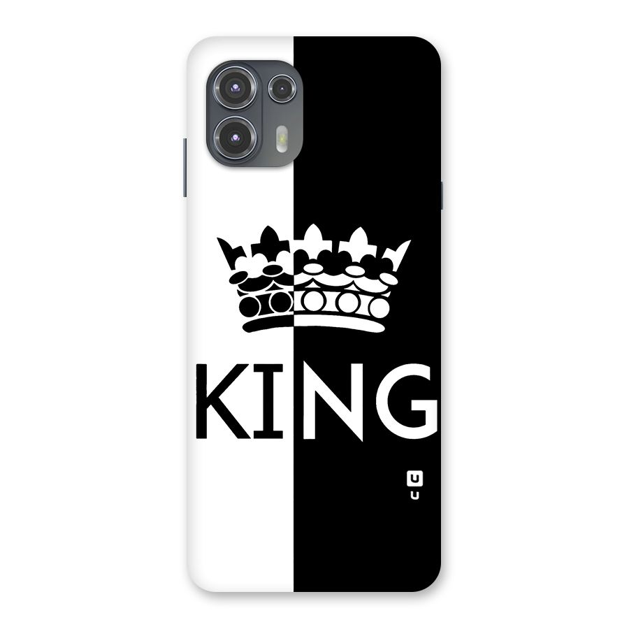 Aesthetic Crown King Back Case for Motorola Edge 20 Fusion