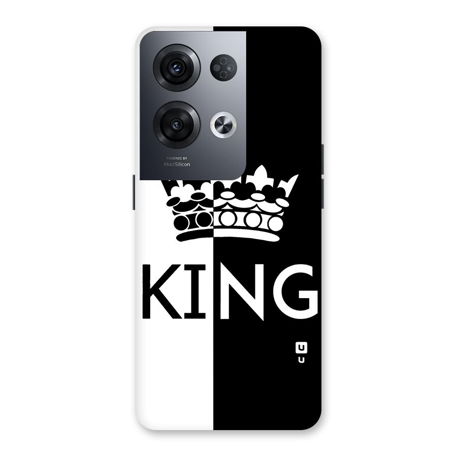 Aesthetic Crown King Back Case for Oppo Reno8 Pro 5G