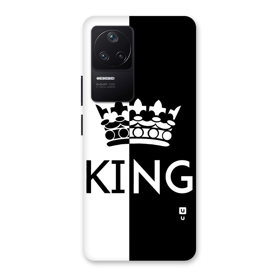 Aesthetic Crown King Back Case for Poco F4 5G