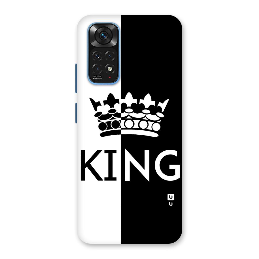 Aesthetic Crown King Back Case for Redmi Note 11S