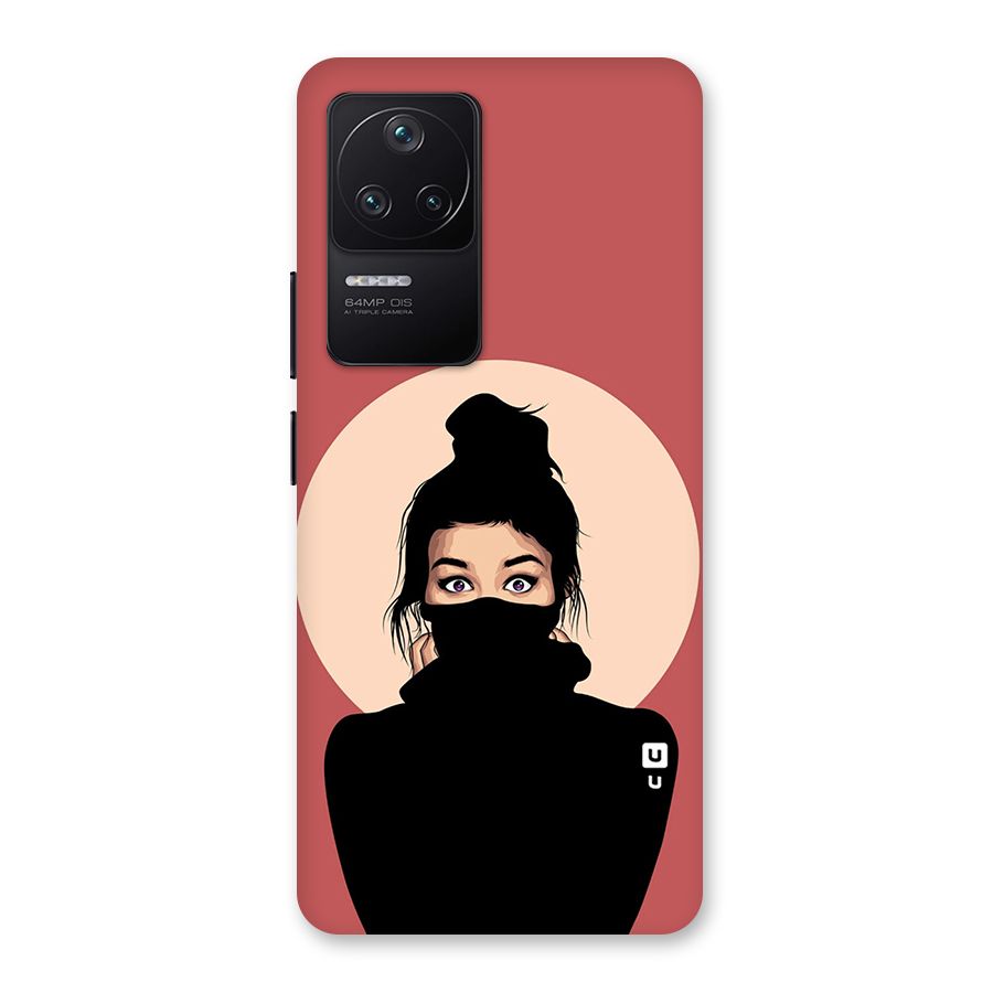 Aesthetic Digital Art Girl Back Case for Poco F4 5G
