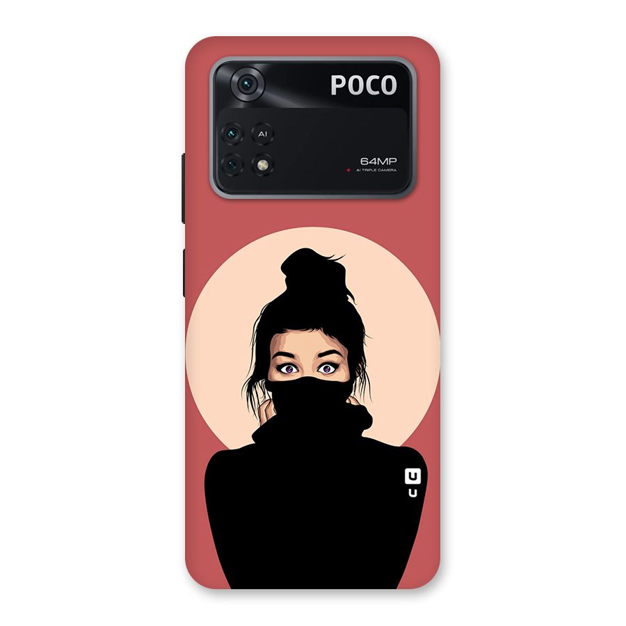 Aesthetic Digital Art Girl Back Case for Poco M4 Pro 4G